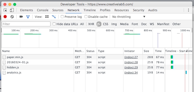 Creative Lab 5 js files