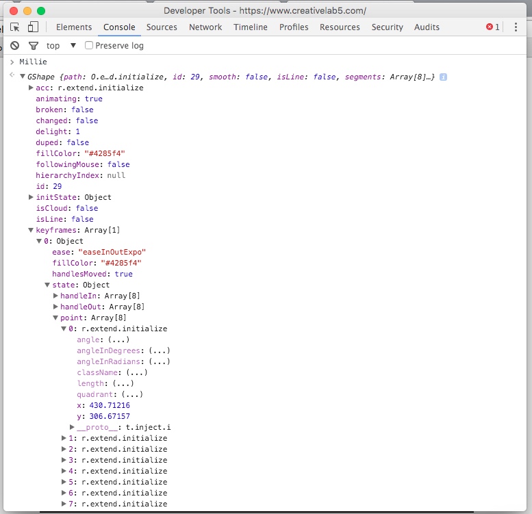 GShape Object Properties